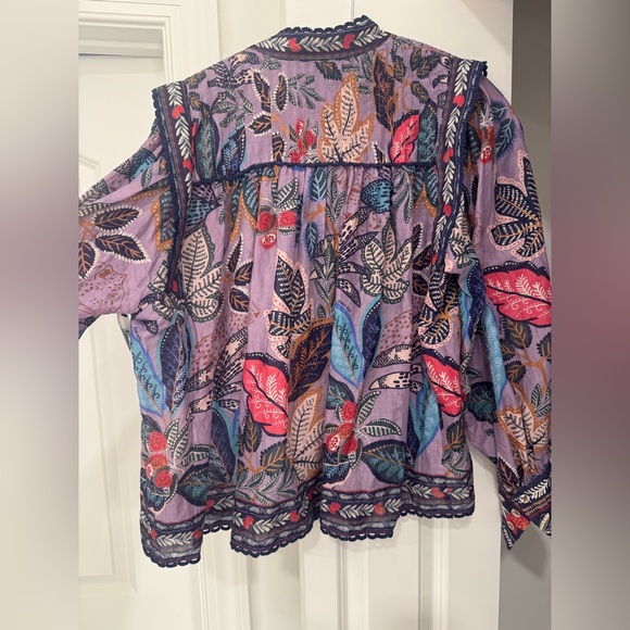 FARM Rio Blouse - Wild Night Floral - Picture 5 of 7